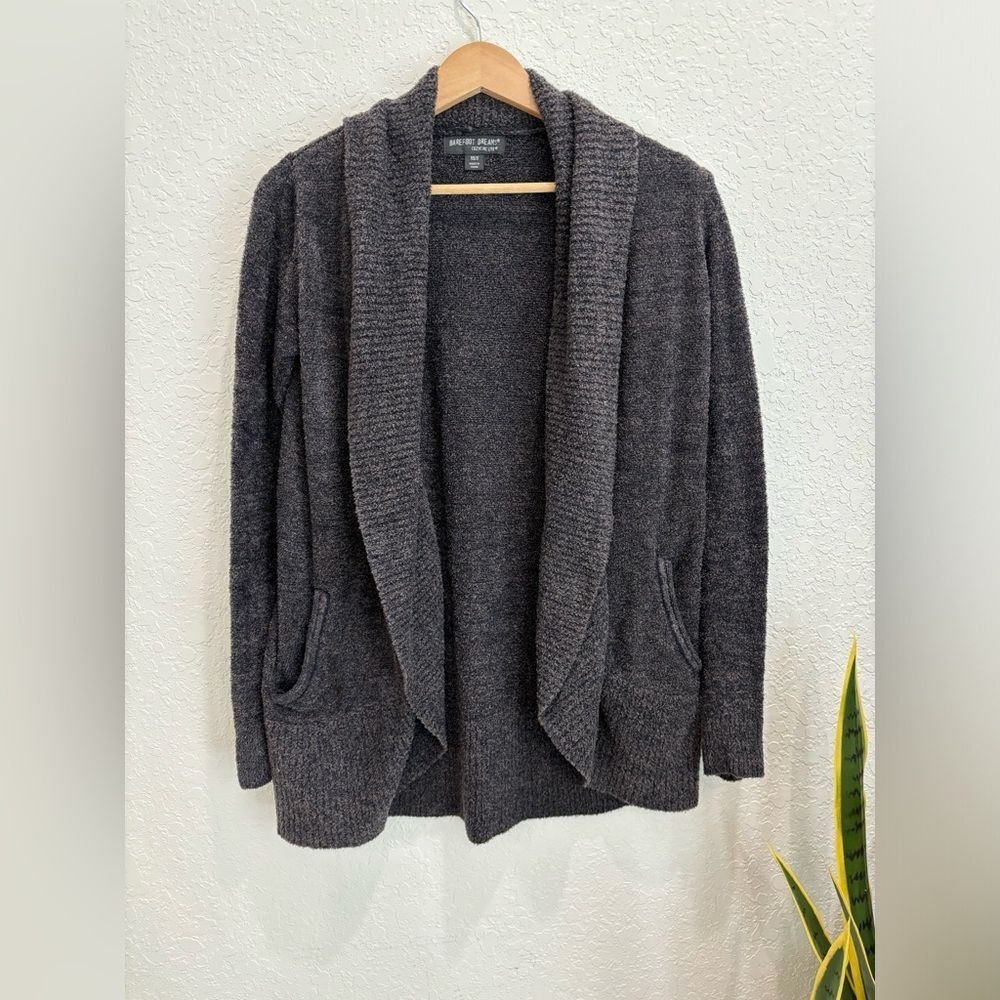 Barefoot Dreams CozyChic Lite Dark Gray Sweater Size XS/S
